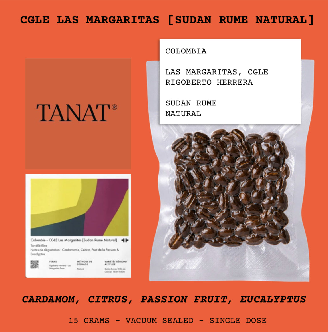 COLOMBIA-LAS MARGARITAS-RIGOBERTO HERRERA-CGLE-NATURAL-SUDAN RUME-TANAT